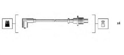 Augstsprieguma vadu komplekts MAGNETI MARELLI 941135160703