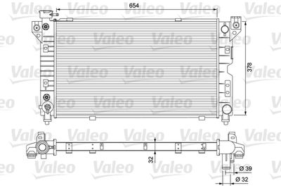 Radiators, Motora dzesēšanas sistēma VALEO 231723