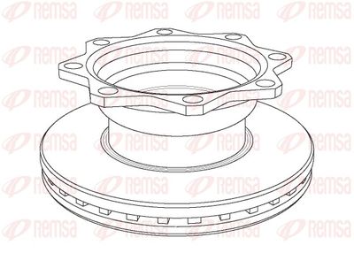 Bremžu diski REMSA NCA1080.20