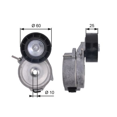 Siksnas spriegotājs, Ķīļsiksna GATES T39126