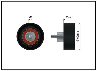 Parazīt-/Vadrullītis, Ķīļrievu siksna CAFFARO 500719
