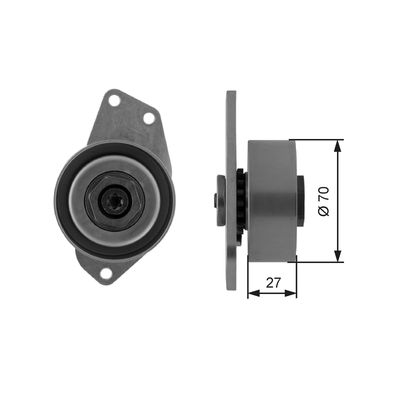 Siksnas spriegotājs, Ķīļsiksna GATES T38474