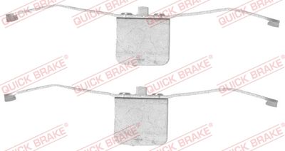 Комплектующие, колодки дискового тормоза QUICK BRAKE 109-1639