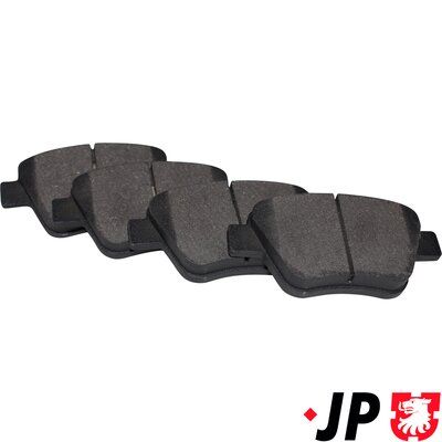 Комплект тормозных колодок, дисковый тормоз JP GROUP 1163707210