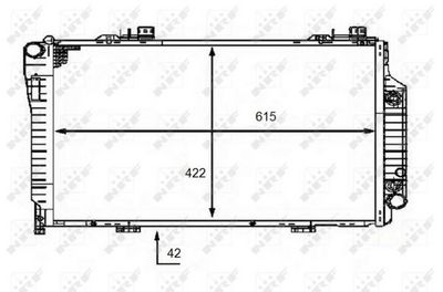 Radiators, Motora dzesēšanas sistēma NRF 58483