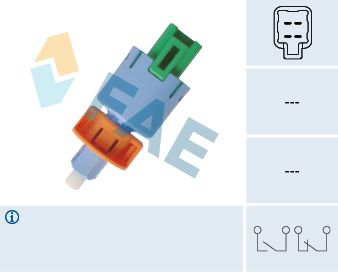 Bremžu signāla slēdzis FAE 24693