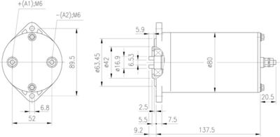 Elektromotors MAHLE MM 253