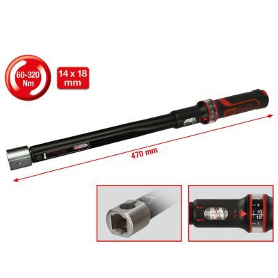 Dinamometriskā atslēga KS TOOLS 516.1672