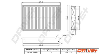 Воздушный фильтр Dr!ve+ DP1110.10.0496