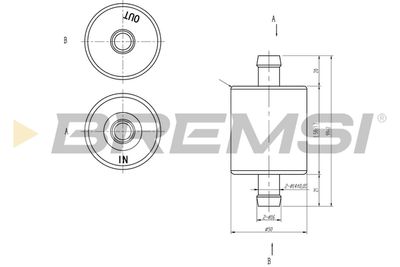 Топливный фильтр BREMSI FE0148
