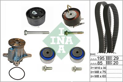 Ūdenssūknis + Zobsiksnas komplekts Schaeffler INA 530 0469 30
