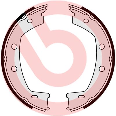 Bremžu loku kompl., Stāvbremze BREMBO S 44 508