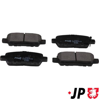 Bremžu uzliku kompl., Disku bremzes JP GROUP 4763700110