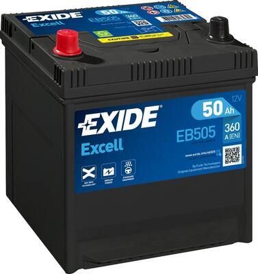 Startera akumulatoru baterija EXIDE EB505