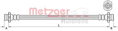 Тормозной шланг METZGER 4111583