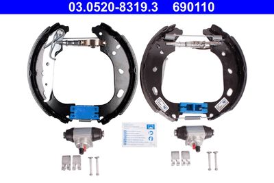 Комплект тормозных колодок ATE 03.0520-8319.3