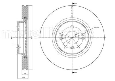 Тормозной диск METELLI 23-0937C