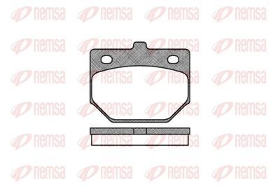 Комплект тормозных колодок, дисковый тормоз REMSA 0112.00