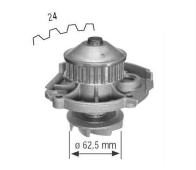 Водяной насос, охлаждение двигателя MAHLE CP 33 000S