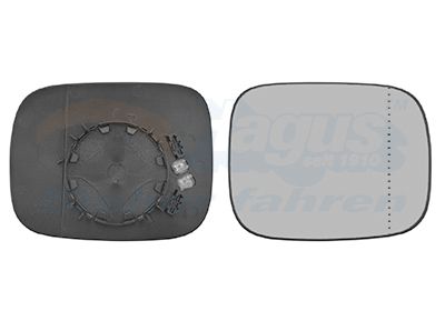 Spoguļstikls, Ārējais atpakaļskata spogulis VAN WEZEL 5938836