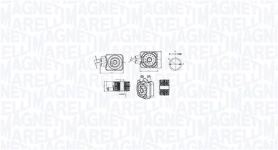 масляный радиатор, двигательное масло MAGNETI MARELLI 350300003600