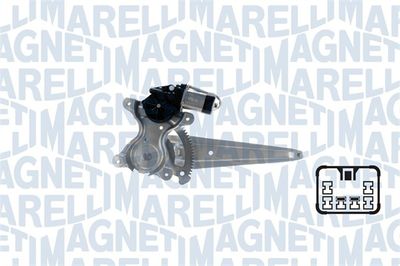 Stikla pacelšanas mehānisms MAGNETI MARELLI 350103170456