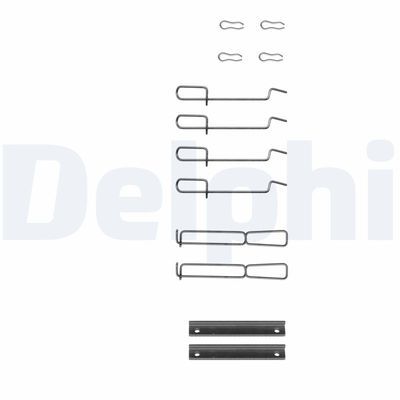 Piederumu komplekts, Disku bremžu uzlikas DELPHI LX0262