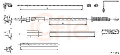 Тросик газа COFLE 10.1179