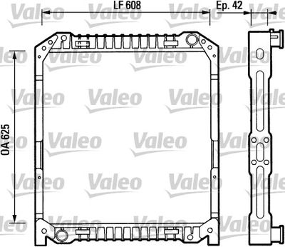 Radiators, Motora dzesēšanas sistēma VALEO 730379