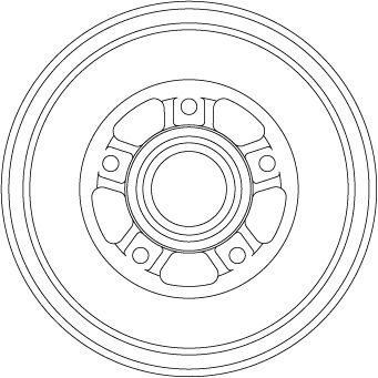 Bremžu trumulis TRW DB4560MR