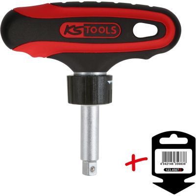 Uzgriežņu atslēga ar pārslēdzamu sprūdmehānismu KS TOOLS 151.1109-E