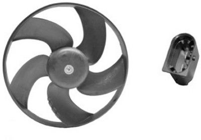 Ventilators, Motora dzesēšanas sistēma VAN WEZEL 4028745