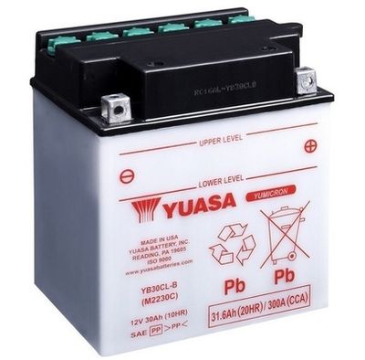 Startera akumulatoru baterija YUASA YB30CL-B