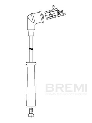 Augstsprieguma vads BREMI 731/47