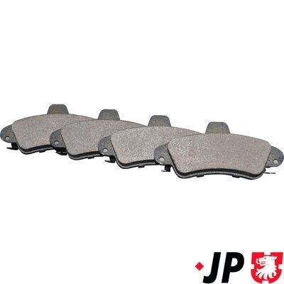 Bremžu uzliku kompl., Disku bremzes JP GROUP 1563701310