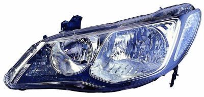 reflektor HON HEAD LAMP.UNIT..ECE.MANUAL BLK  FIT FOR: HD.CVIC..'05. ABAKUS 217-1159R-LD-E2