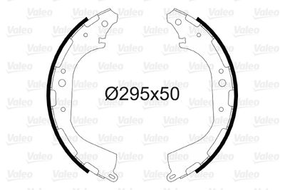 Комплект тормозных колодок VALEO 564205