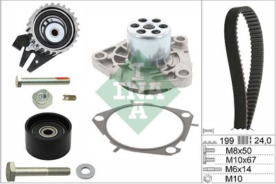 Ūdenssūknis + Zobsiksnas komplekts Schaeffler INA 530 0562 30
