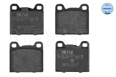 Bremžu uzliku kompl., Disku bremzes MEYLE 0252075514