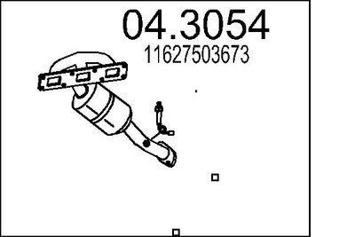 Катализатор MTS 04.3054