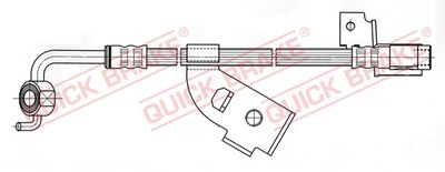 Bremžu šļūtene QUICK BRAKE 58.916