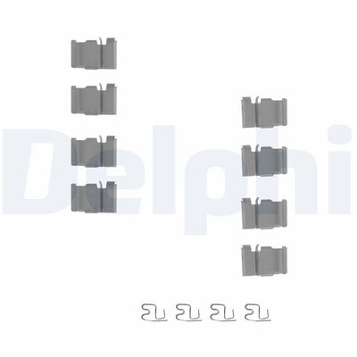 Piederumu komplekts, Disku bremžu uzlikas DELPHI LX0212