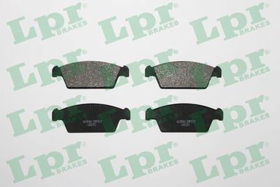 Bremžu uzliku kompl., Disku bremzes LPR 05P213
