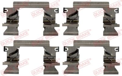 Комплектующие, колодки дискового тормоза QUICK BRAKE 109-1862