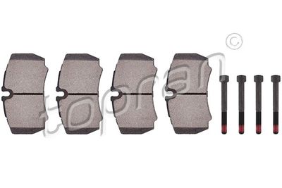 Bremžu uzliku kompl., Disku bremzes TOPRAN 303 962