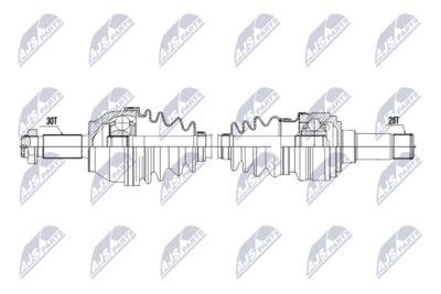 Piedziņas vārpsta NTY NPW-ME-230