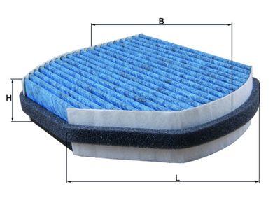 Фильтр, воздух во внутренном пространстве MAHLE LAO 37