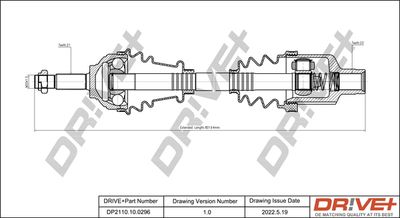 Приводной вал Dr!ve+ DP2110.10.0296