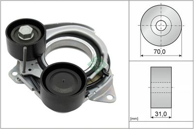Натяжитель ремня, клиновой зубча Schaeffler INA 534 1010 10