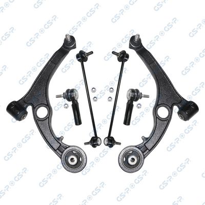 Ремкомплект, поперечный рычаг подвески GSP S990052SK